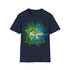 Leech Freak Fish On Unisex Softstyle T-Shirt